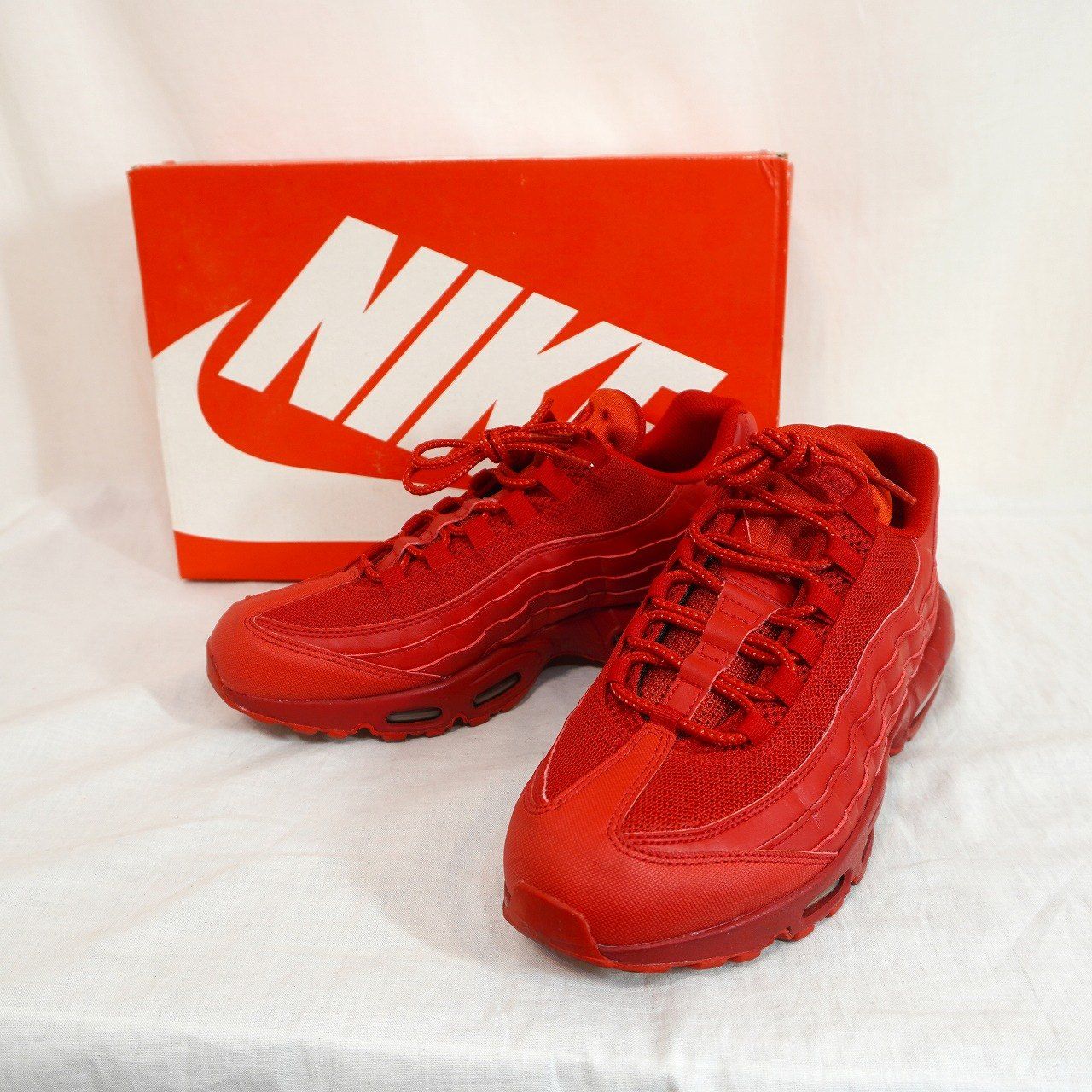 NIKE (27cm) AIR MAX 95 TRIPLE RED ナイキ エアマックス スニーカー 