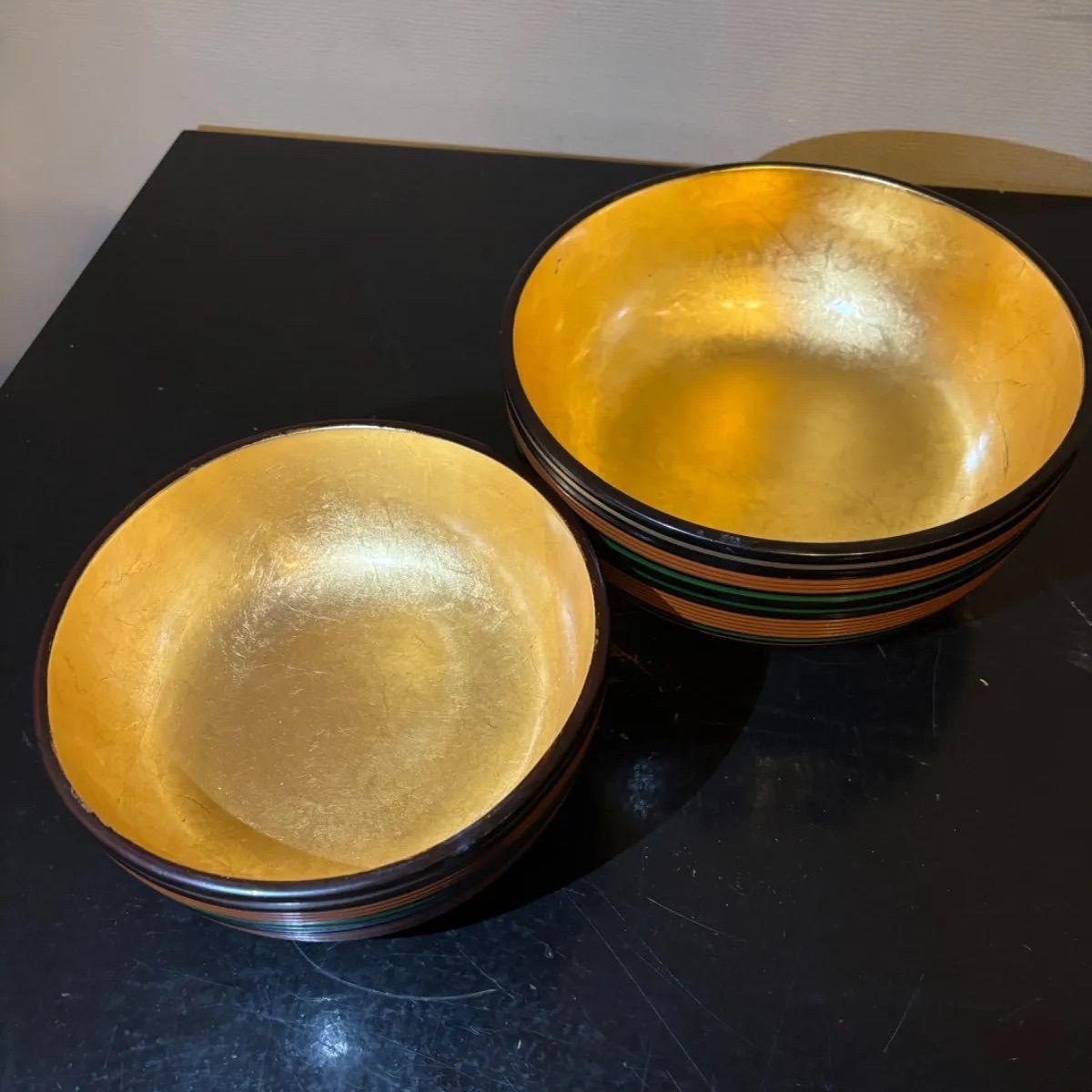 大茶碗 茶碗 金箔 酒器 杯 椀 お椀 伝統工芸 工芸品 木製 雑貨 茶道具 