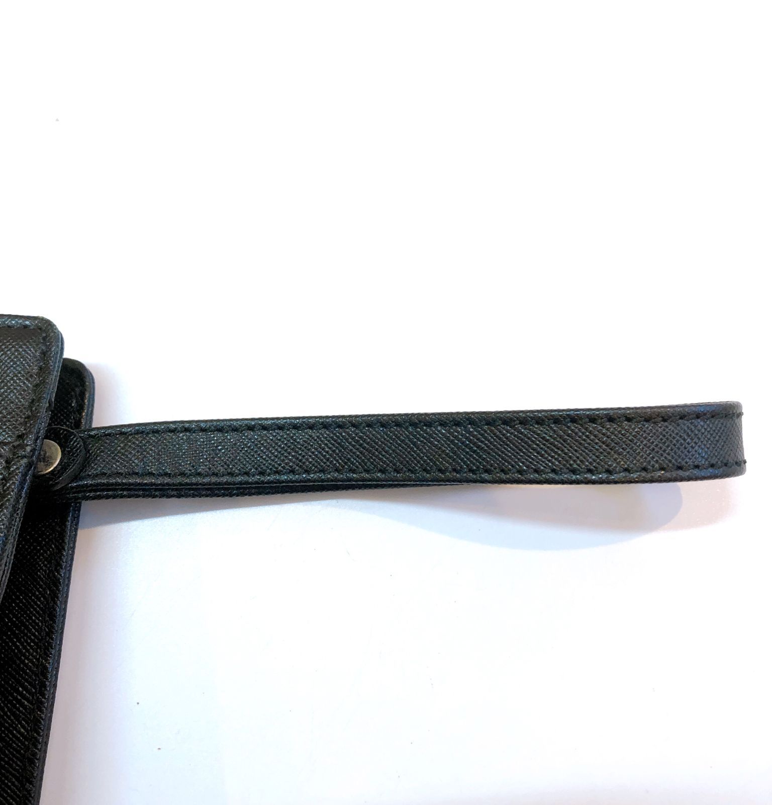 4028】☆美品☆ バーバリー レザークラッチバッグ ブラック