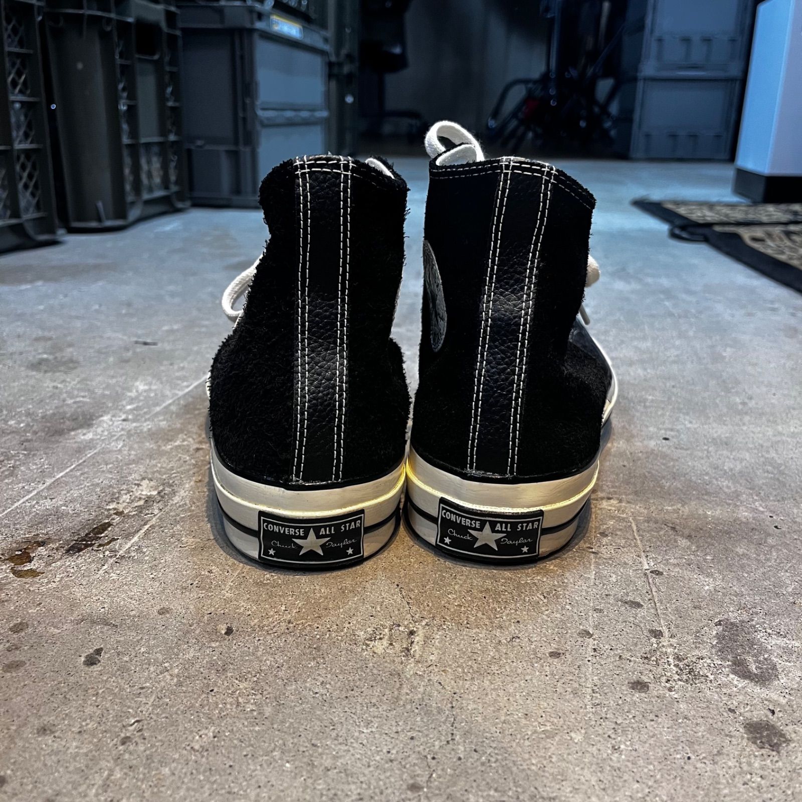 CONVERSE Chuck Taylor ALL STAR ハイカット ベロア ブラック 希少 