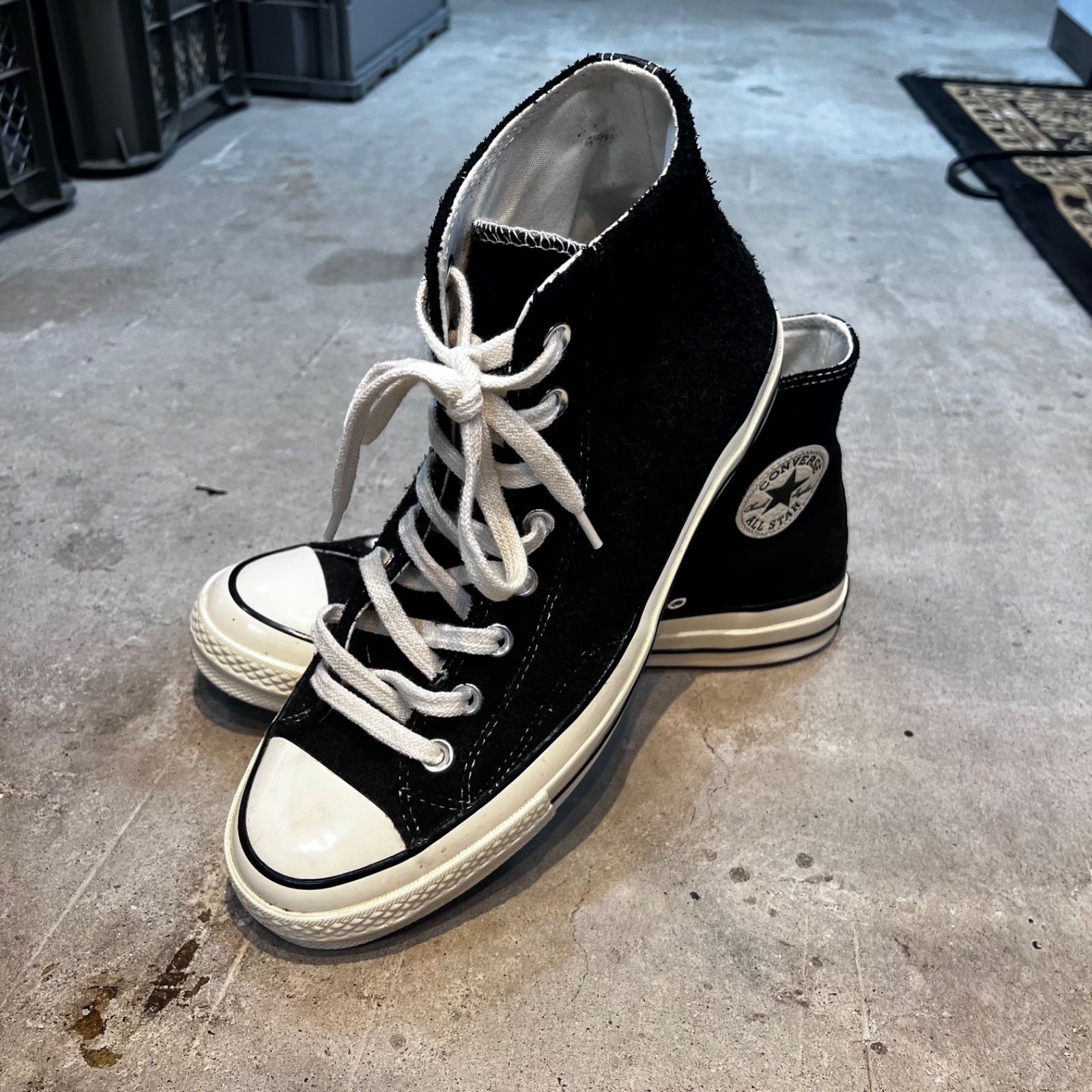 CONVERSE Chuck Taylor ALL STAR ハイカット ベロア ブラック 希少 