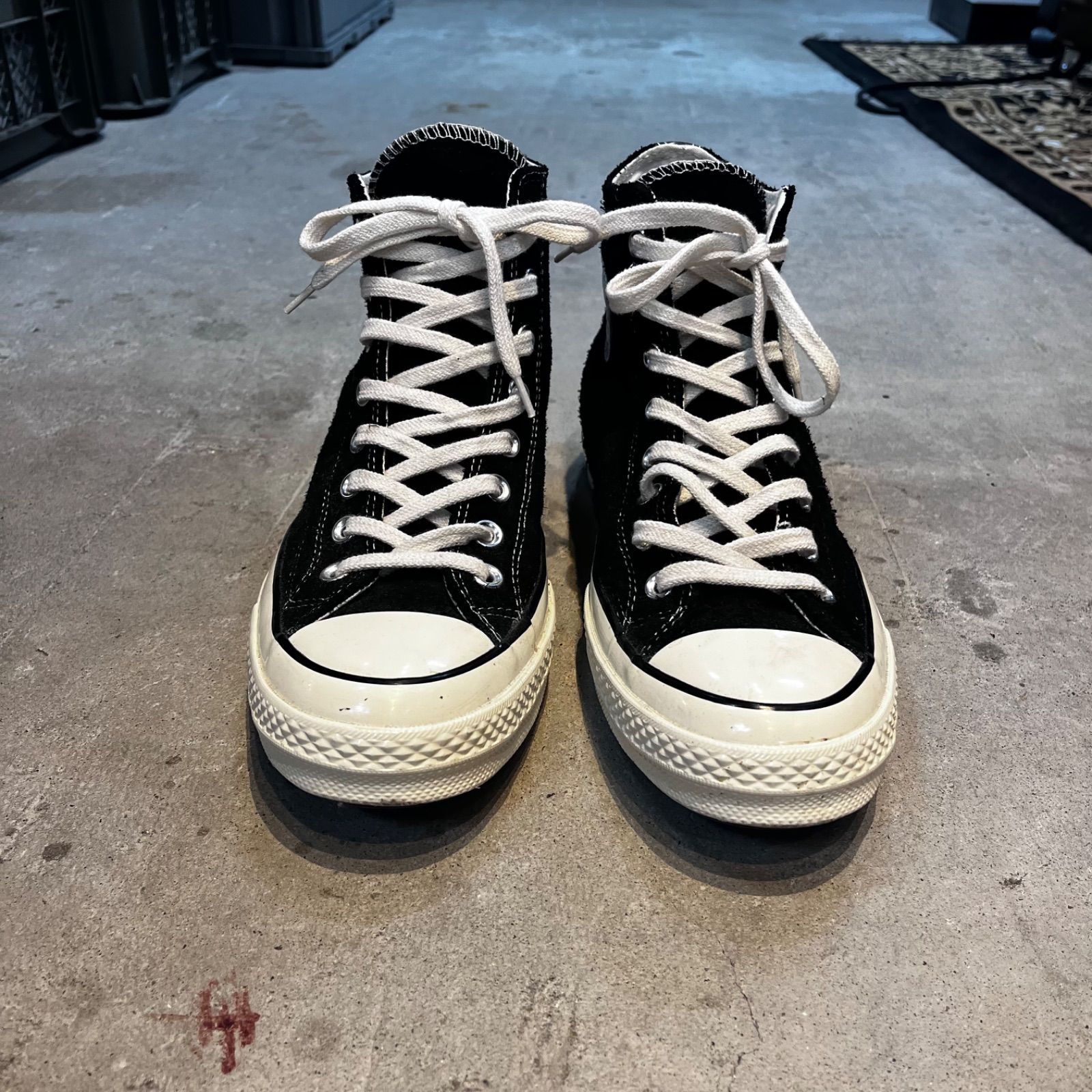CONVERSE Chuck Taylor ALL STAR ハイカット ベロア ブラック 希少 