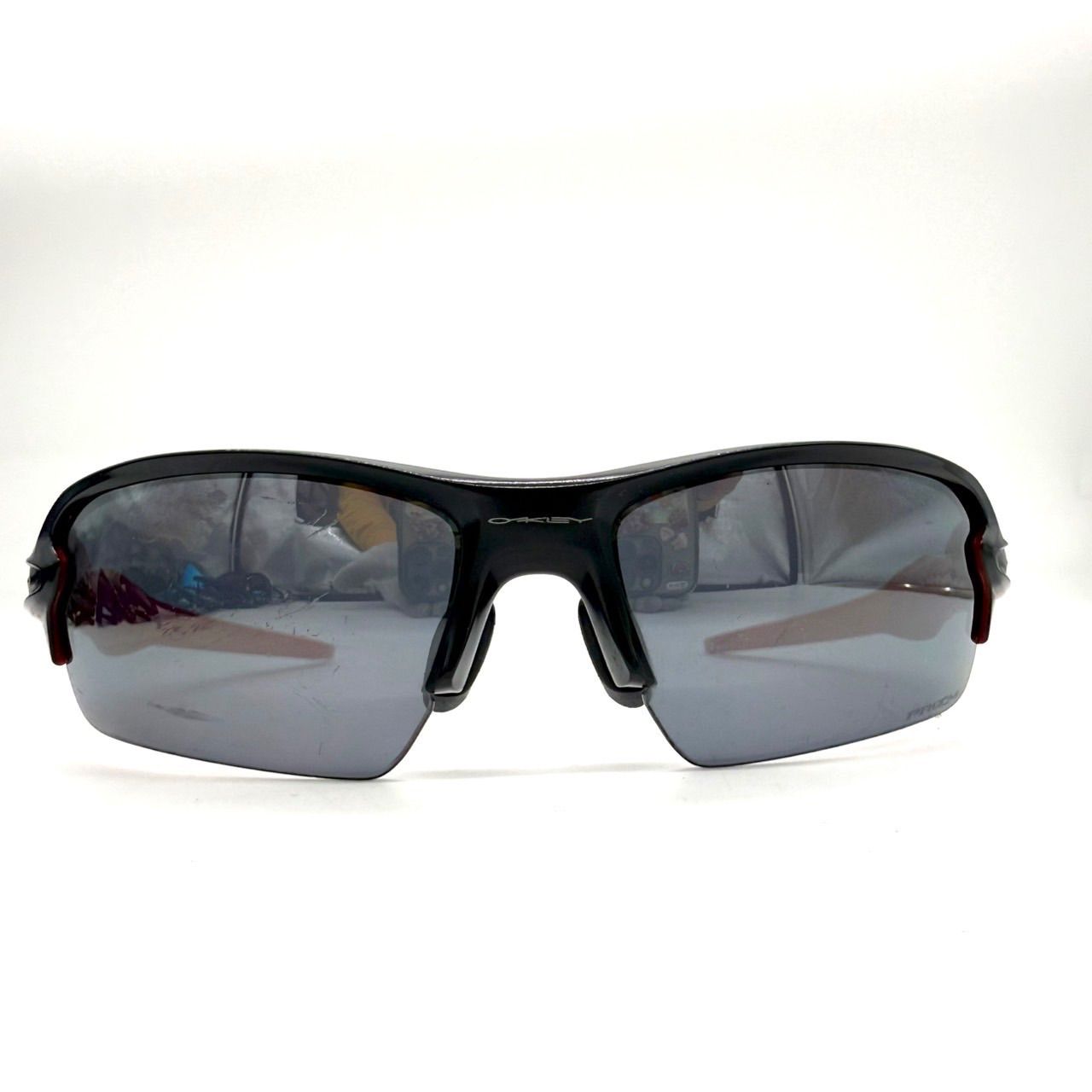 良品】OAKLEY オークリー サングラス FLAK 2.0 スポーツ 赤 黒 - メルカリ