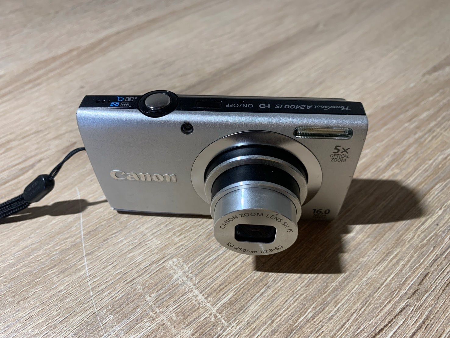 9158 Canon PowerShot A2400 IS シルバー デジカメ 動作確認済み 美品