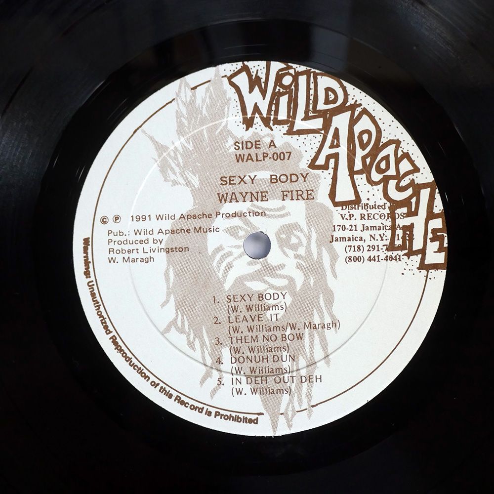 Wayne Fire Sexy Body 7インチ レコード US盤 WAYNE FIRE/SEXY BODY/WILD APACHE WALP007 LP - メルカリ