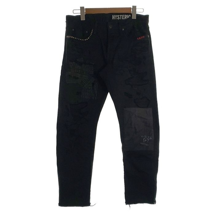 デニム・ジーンズ HYSTERIC GLAMOUR ヒステリックグラマー ブラック 