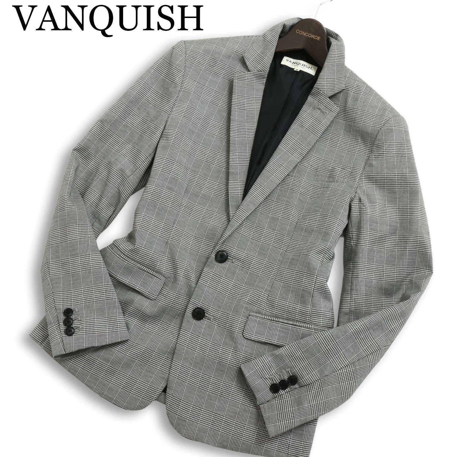 VANQUISH ヴァンキッシュ 通年 総裏☆ グレンチェック スリム 
