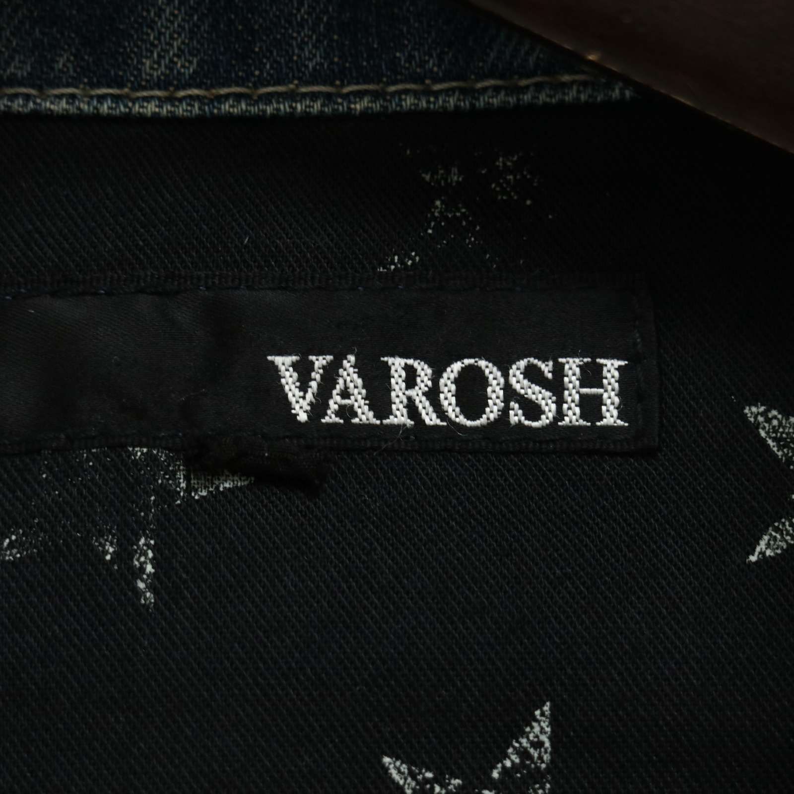 VAROSH ヴァロッシュ 通年 ダメージ加工☆ デニム ジャケット Gジャン 