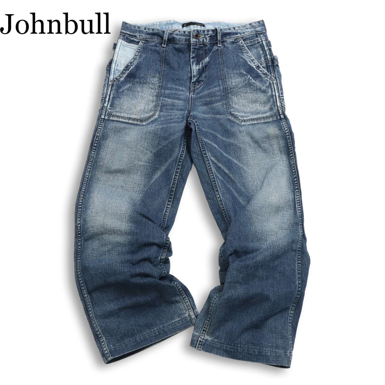 Johnbull ジョンブル 11158 通年☆ USED加工 シンチバック ベイカー 
