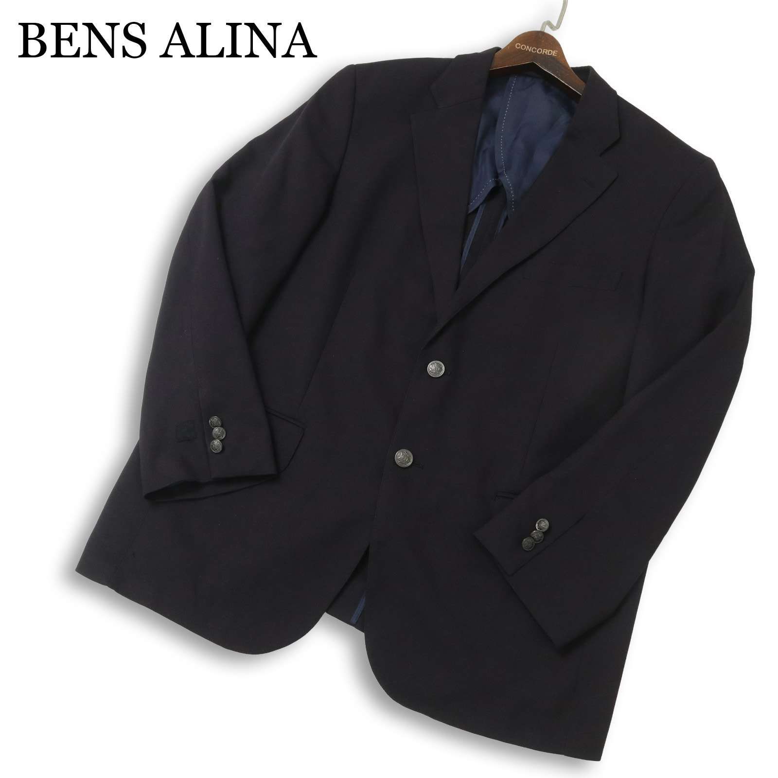 BENSALINA ベンサリナ 春夏 背抜き☆ 刻印 銀ボタン テーラード 