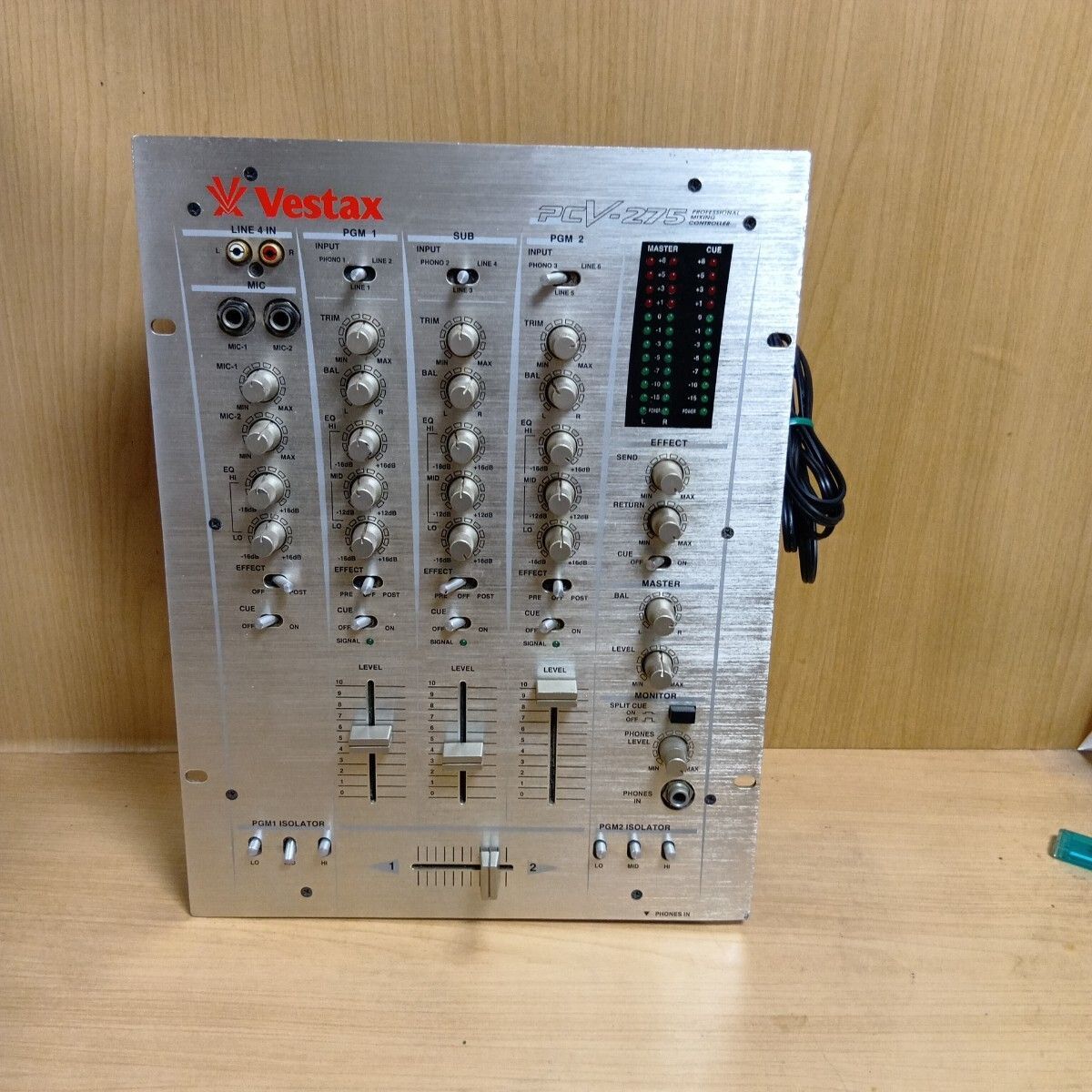 Vestax PCV-275 DJミキサー ベスタクス 動作品 - メルカリ Vestax PCV-275 DJミキサー ベスタクス 動作品 - メルカリ