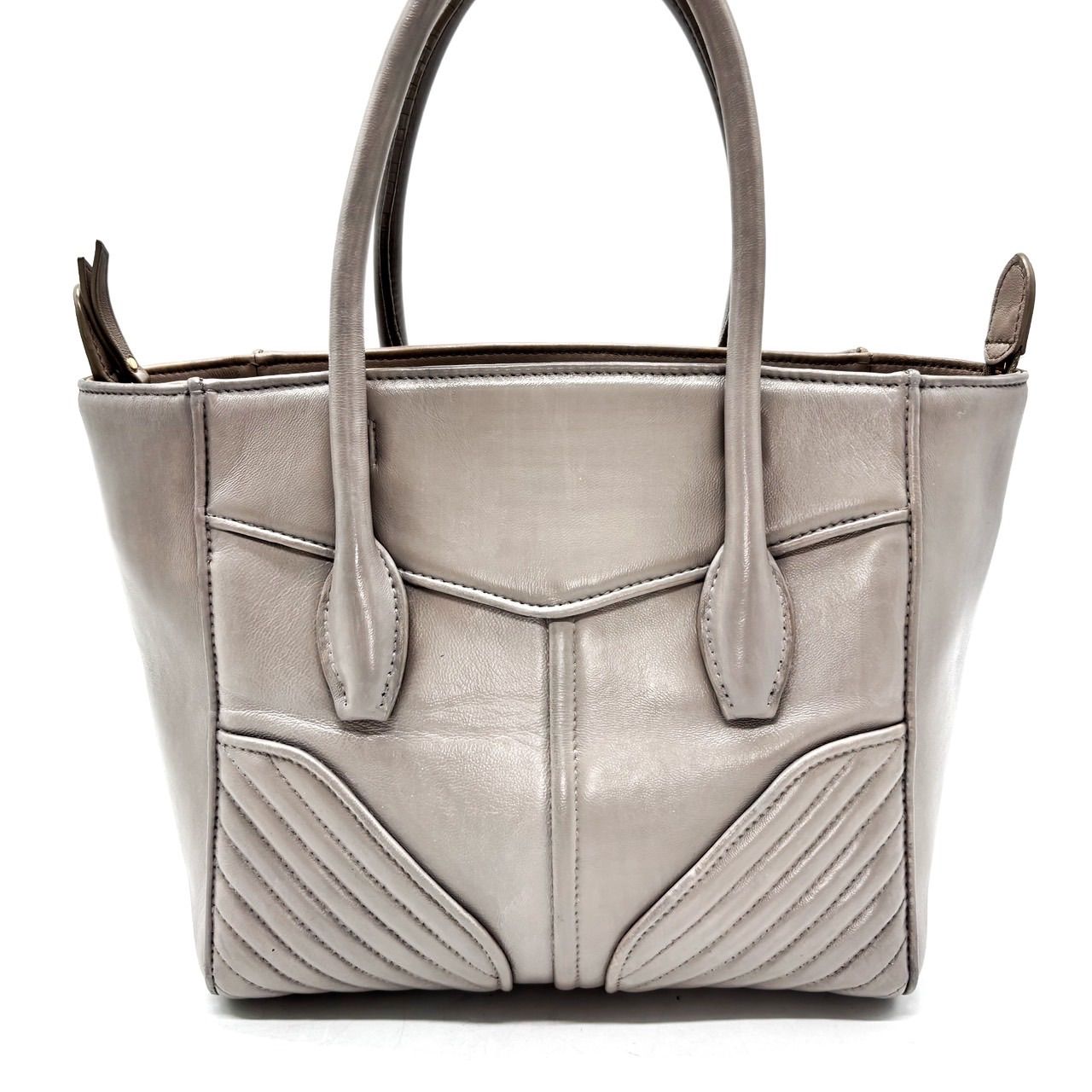 良品】miu miu y2k 2way shoulderbag hand gold parts all leather 