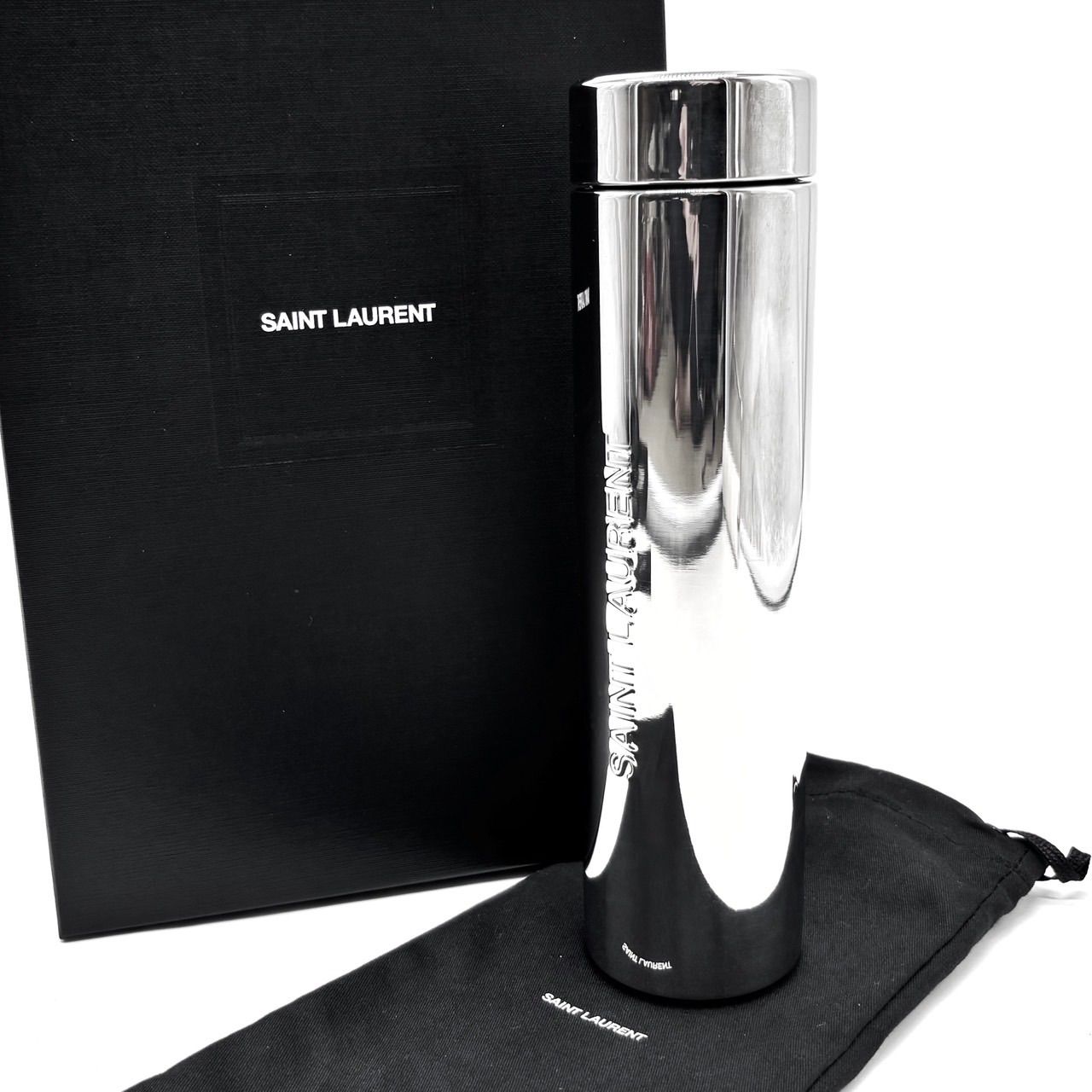 新品未使用】SAINT LAURENT サンローラン トラベルマグ 水筒 メタル