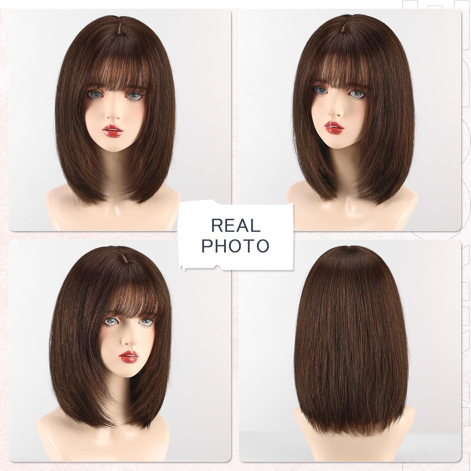 HAIRCUBE 人毛100 フルウィッグ セミロング ウィッグ 手植え 超