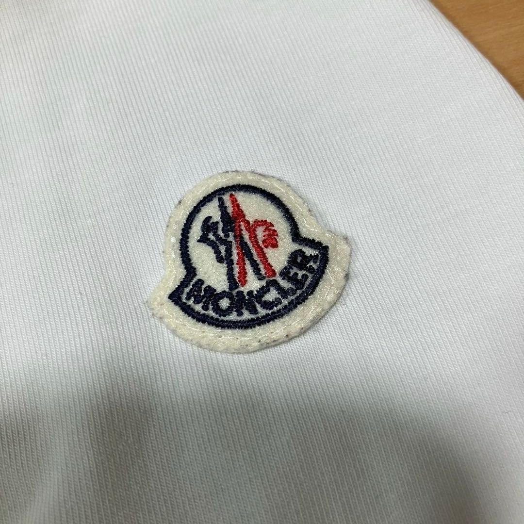 モンクレール シンプル スリムフィット ホワイト XL 白Tシャツ 5S84 