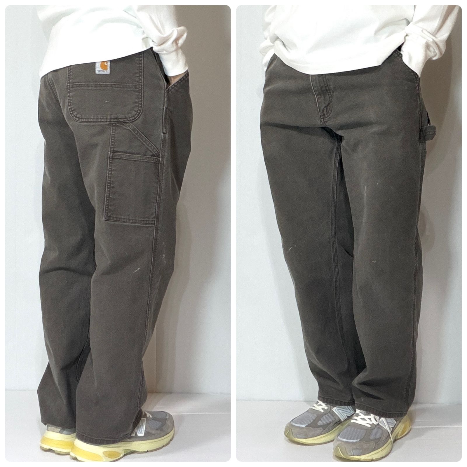 レアカラー Carhartt カーハート ヘビーダック シングルニー 