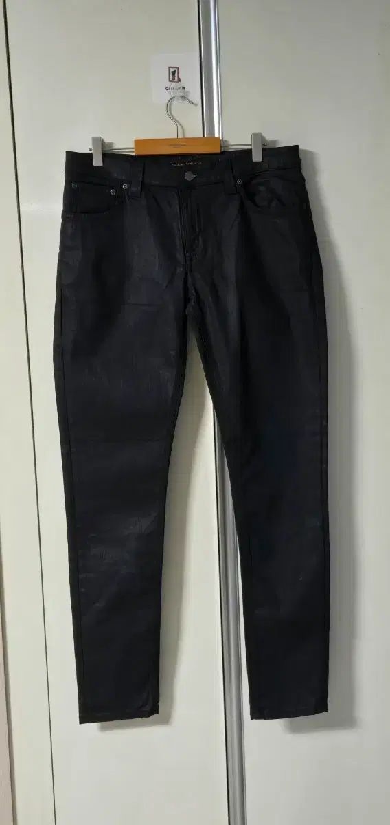 最高級)Nudie Jeans(ヌーディージーンズ) ブラック コーティングデニム 