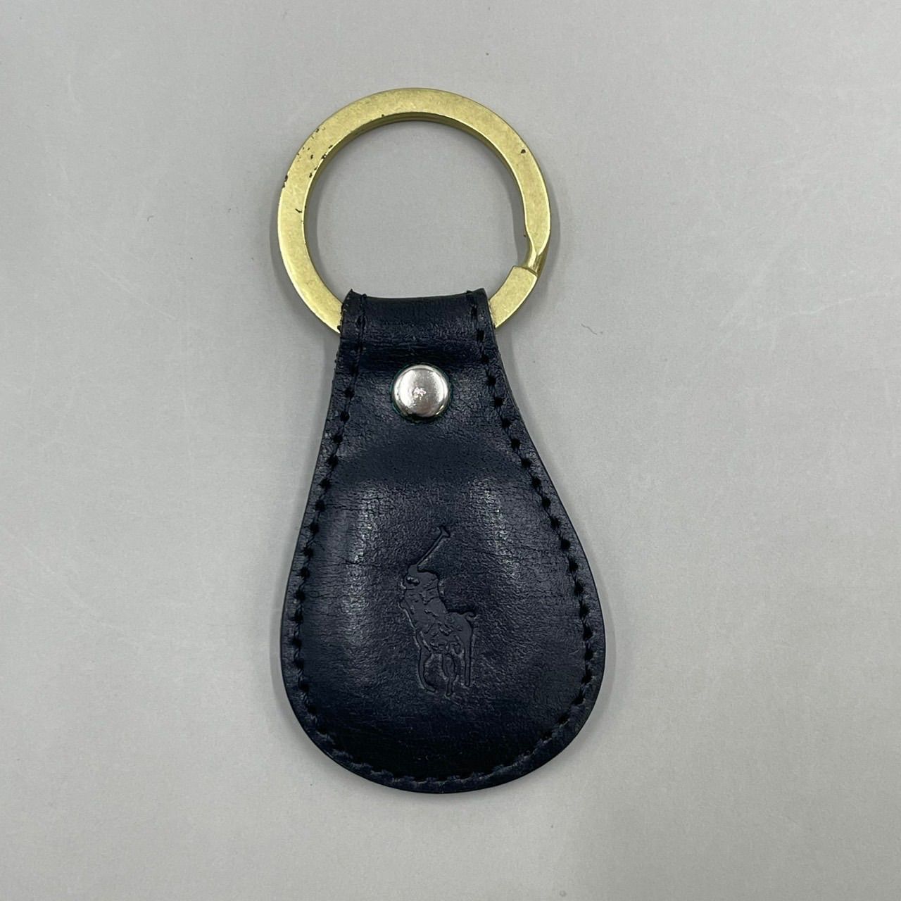 極美品 POLO RALPH LAUREN ラルフローレン キーホルダー キーリング 