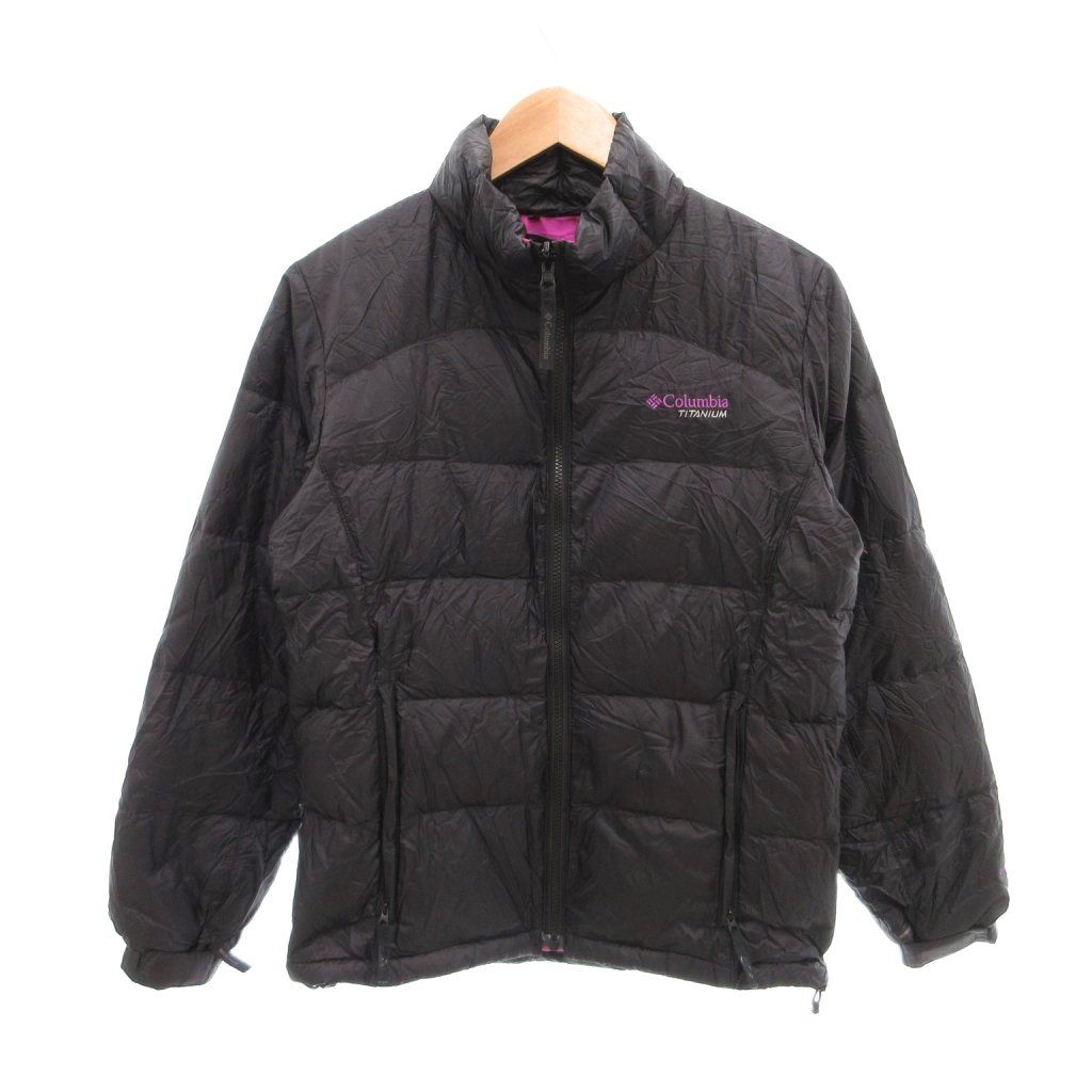コロンビア Columbia 美品 ダウン ジャケット キルティング スタンド 