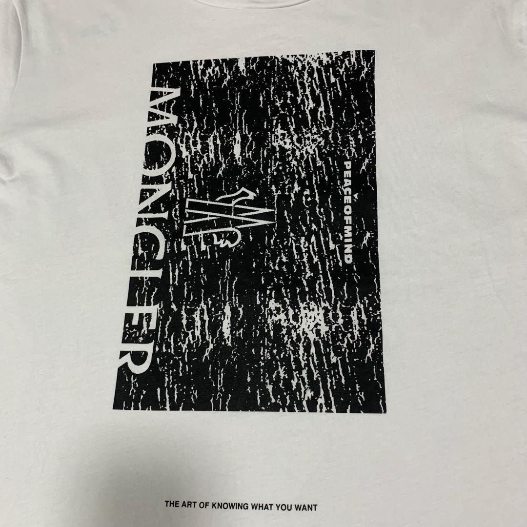モンクレール プリント Tシャツ XL ホワイト 国内正規品 5S88 - メルカリ