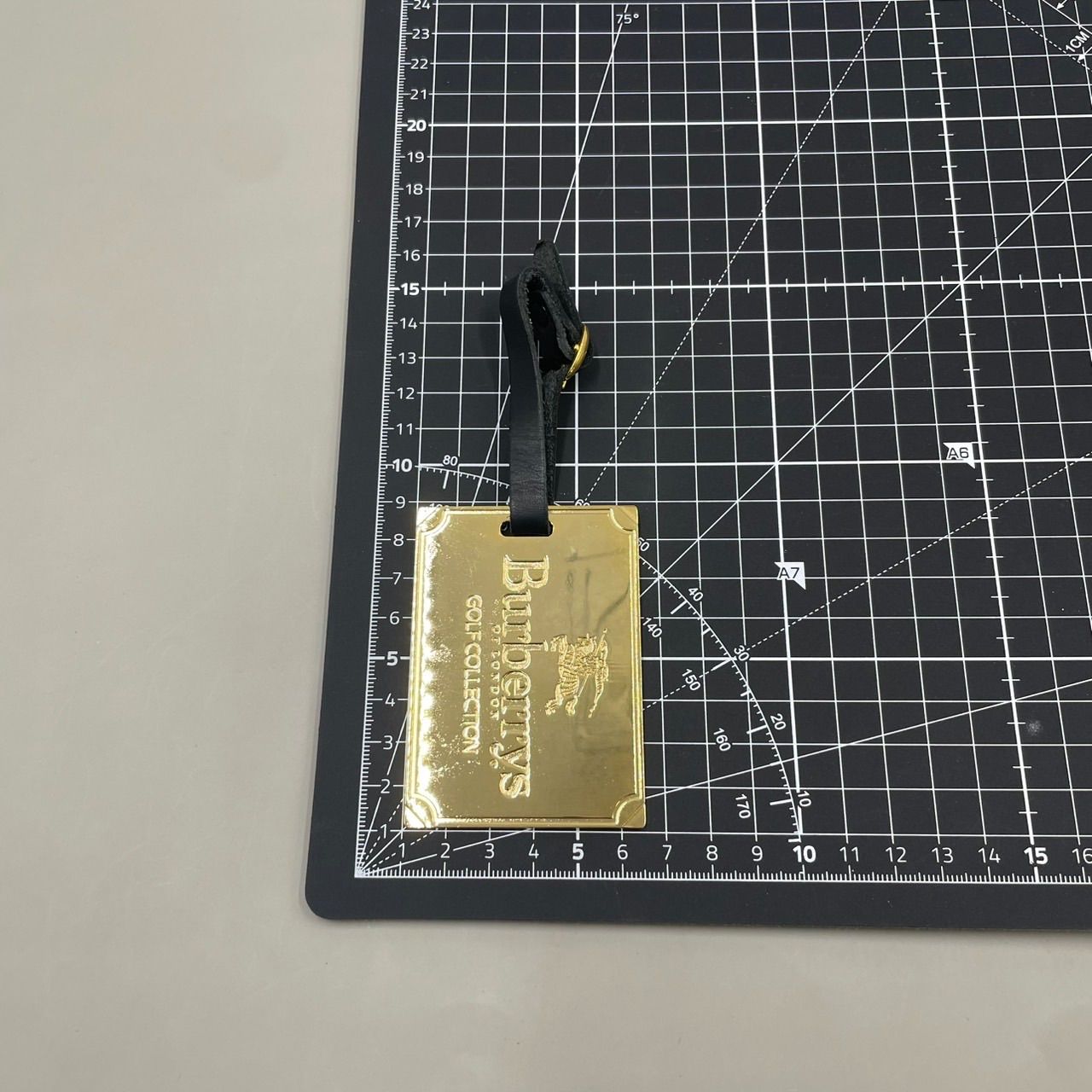 極美品 BURBERRY GOLF バーバリー ゴルフ バッグチャーム キーホルダー 