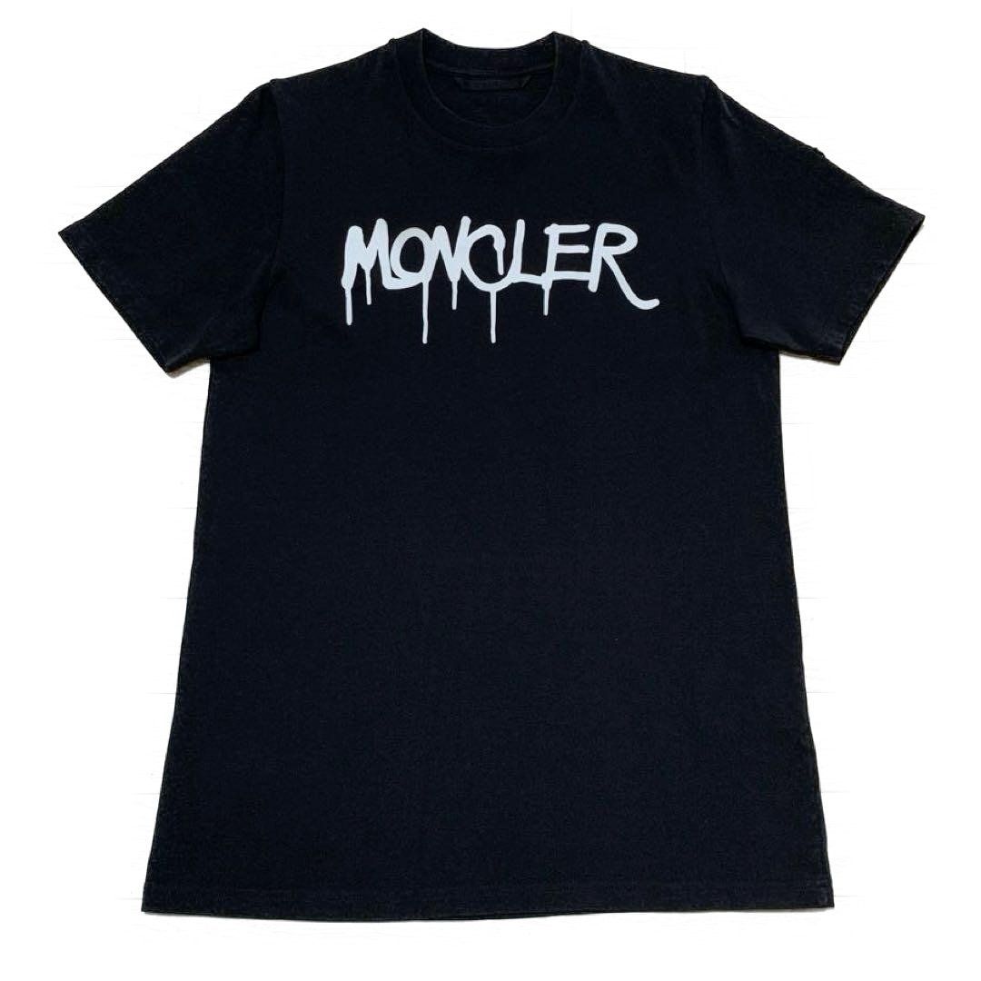 モンクレール 黒ワッペン Tシャツ M 国内正規品 5S92 - メルカリ