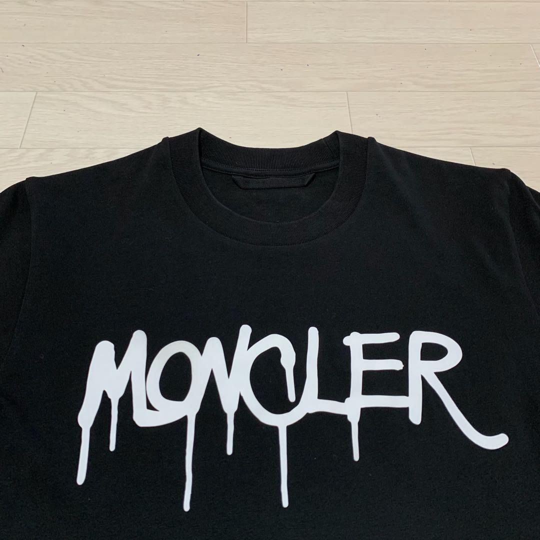 モンクレール 黒ワッペン Tシャツ M 国内正規品 5S92 - メルカリ