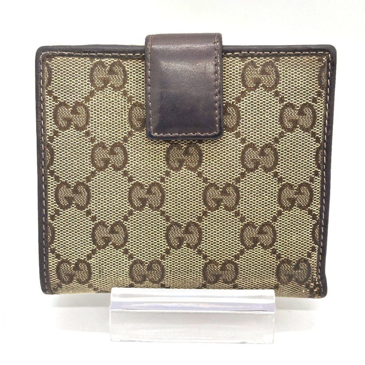 甘さに品を宿す】 GUCCI 二つ折り財布 ラブリーハート Wホック