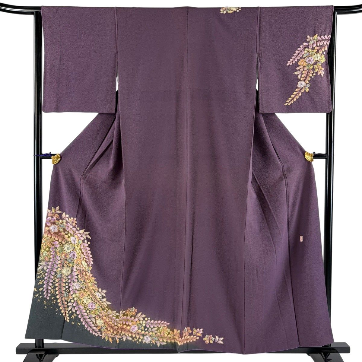翠山 【競ナビ】付下げ 美品 名品 落款 翠山工房 やまと誂製 辻が花 