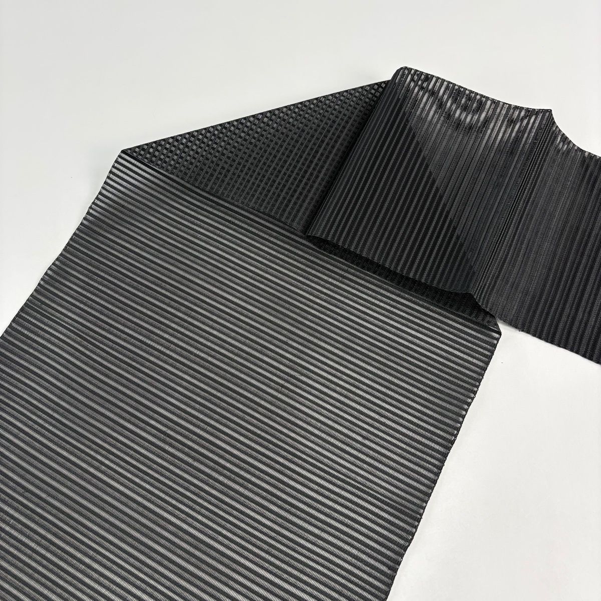 美品】 名古屋帯 秀品 夏帯 絽 八寸名古屋帯 松葉仕立て 幾何学 美品】 名古屋帯 秀品 夏帯 絽 八寸名古屋帯 松葉仕立て 幾何学