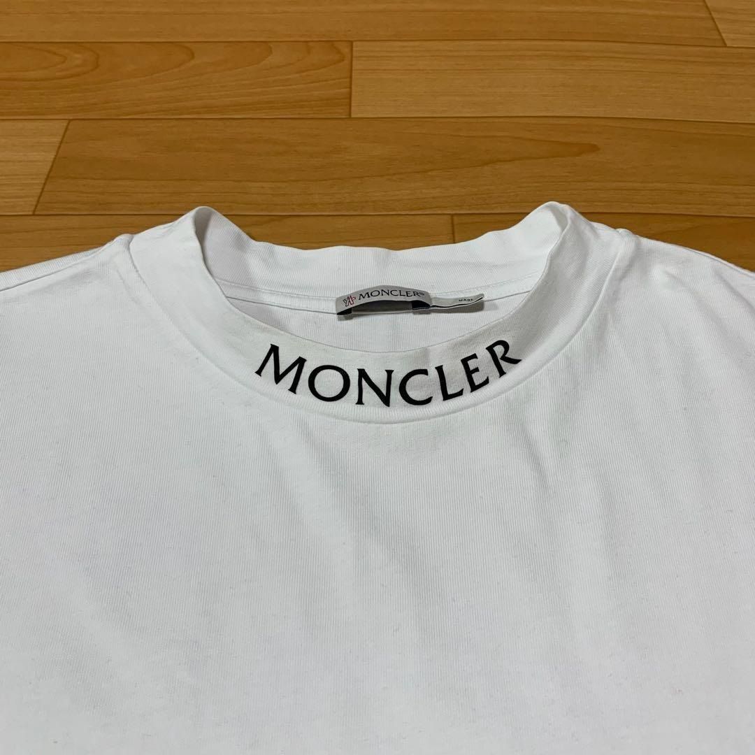 モンクレール 襟ロゴ XXL ホワイト Tシャツ 国内正規品 5S95 - メルカリ