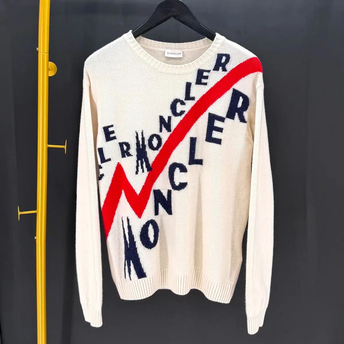 M サイズ MONCLER(モンクレール) ロゴ 長袖 ニット セーター セーター 