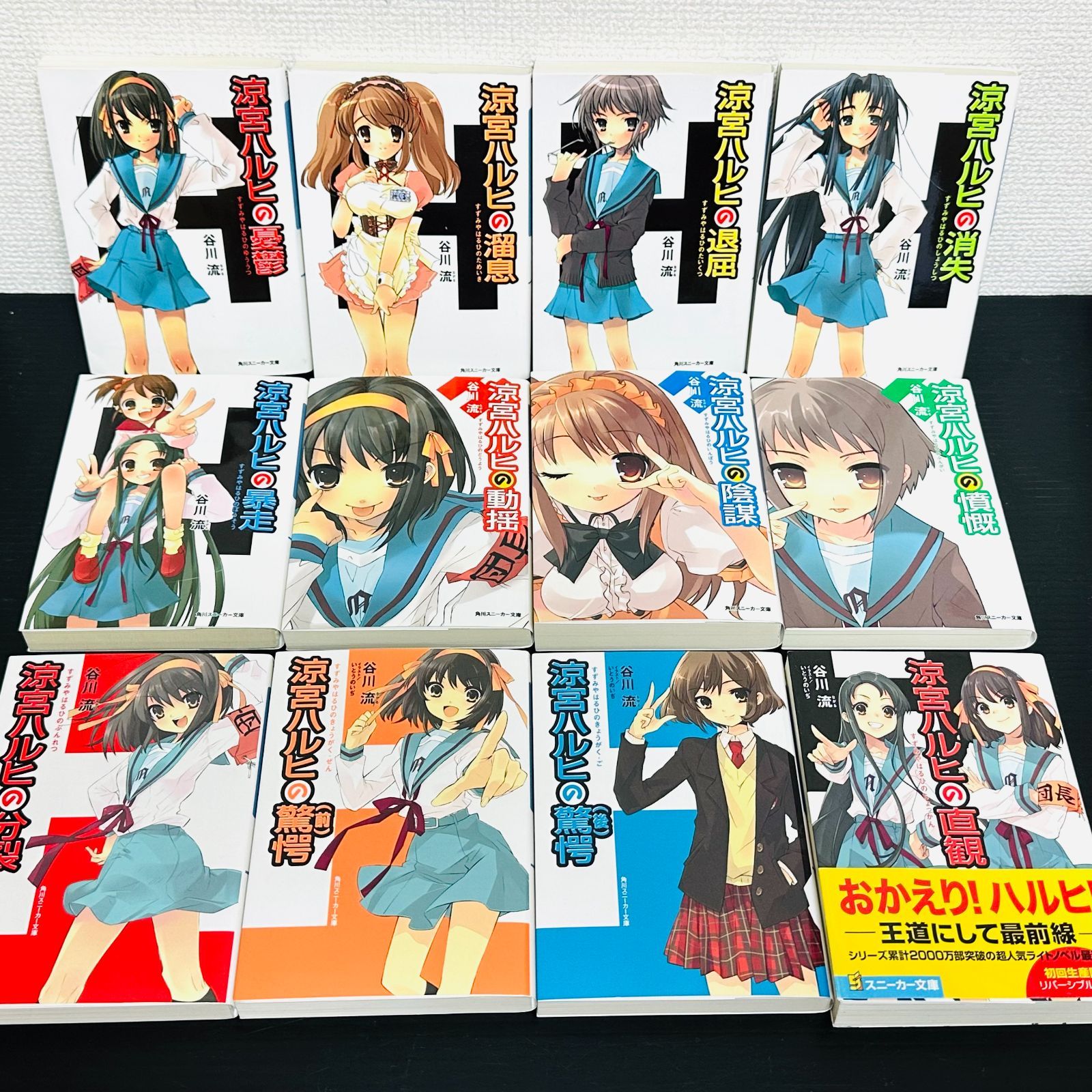 涼宮ハルヒの憂鬱 全巻セット 憂鬱～直観 1～12巻 全12巻 ライトノベル