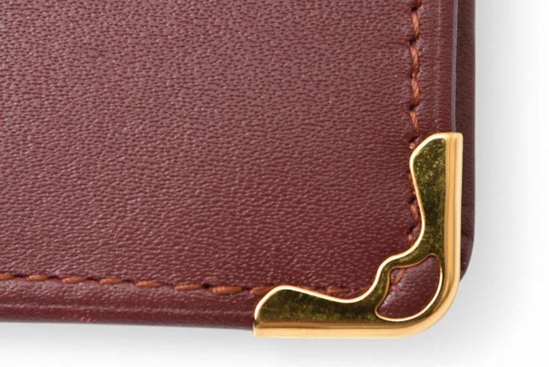カルティエ 折財布/二つ折り財布 ヴィンテージ Cartier メンズ マスト ドゥ カルティエ ボルドー 73184192【中古】 カルティエ 折財布/二つ折り財布 ヴィンテージ Cartier メンズ マスト