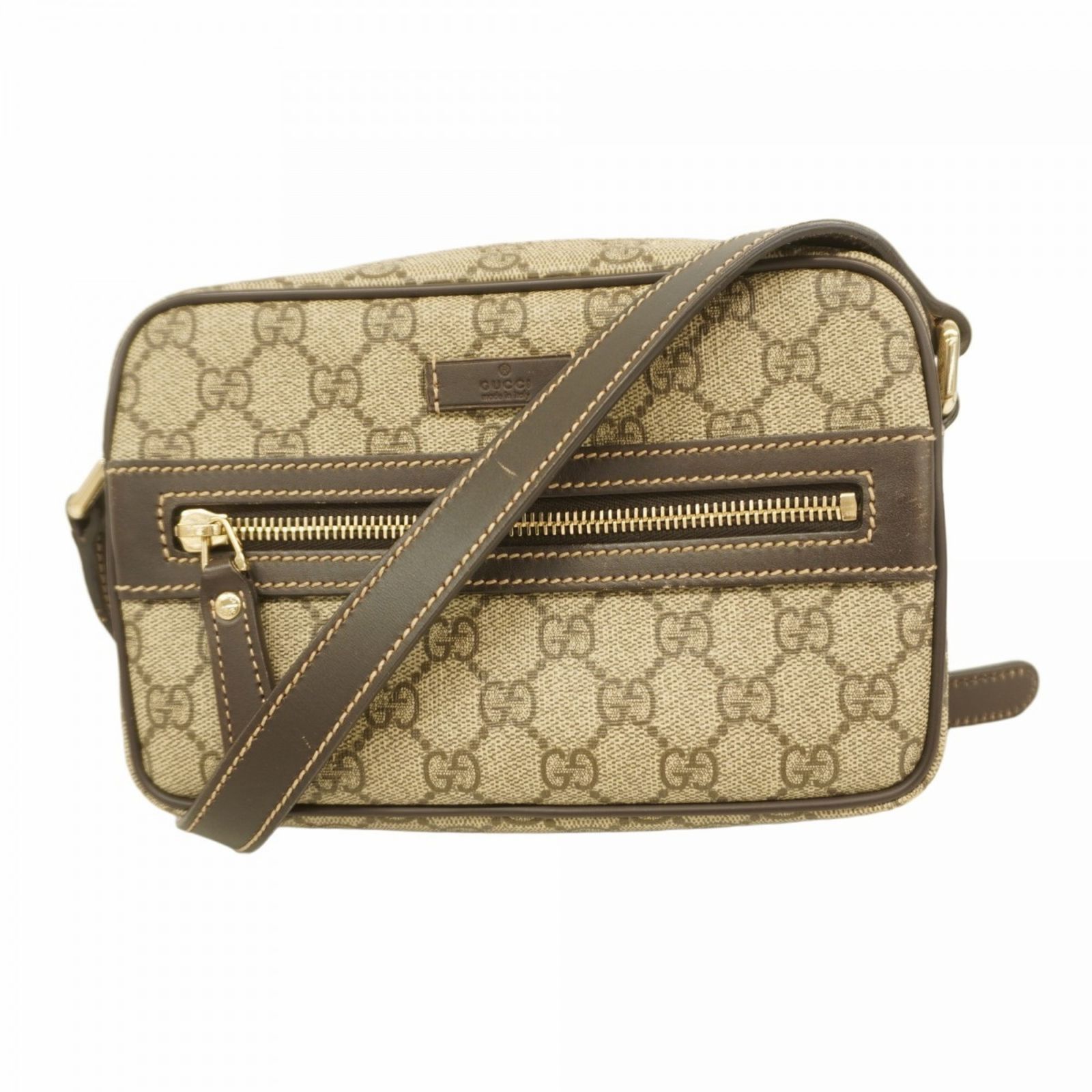 グッチ(Gucci) グッチ ショルダーバッグ GGスプリーム 201447 ブラウン