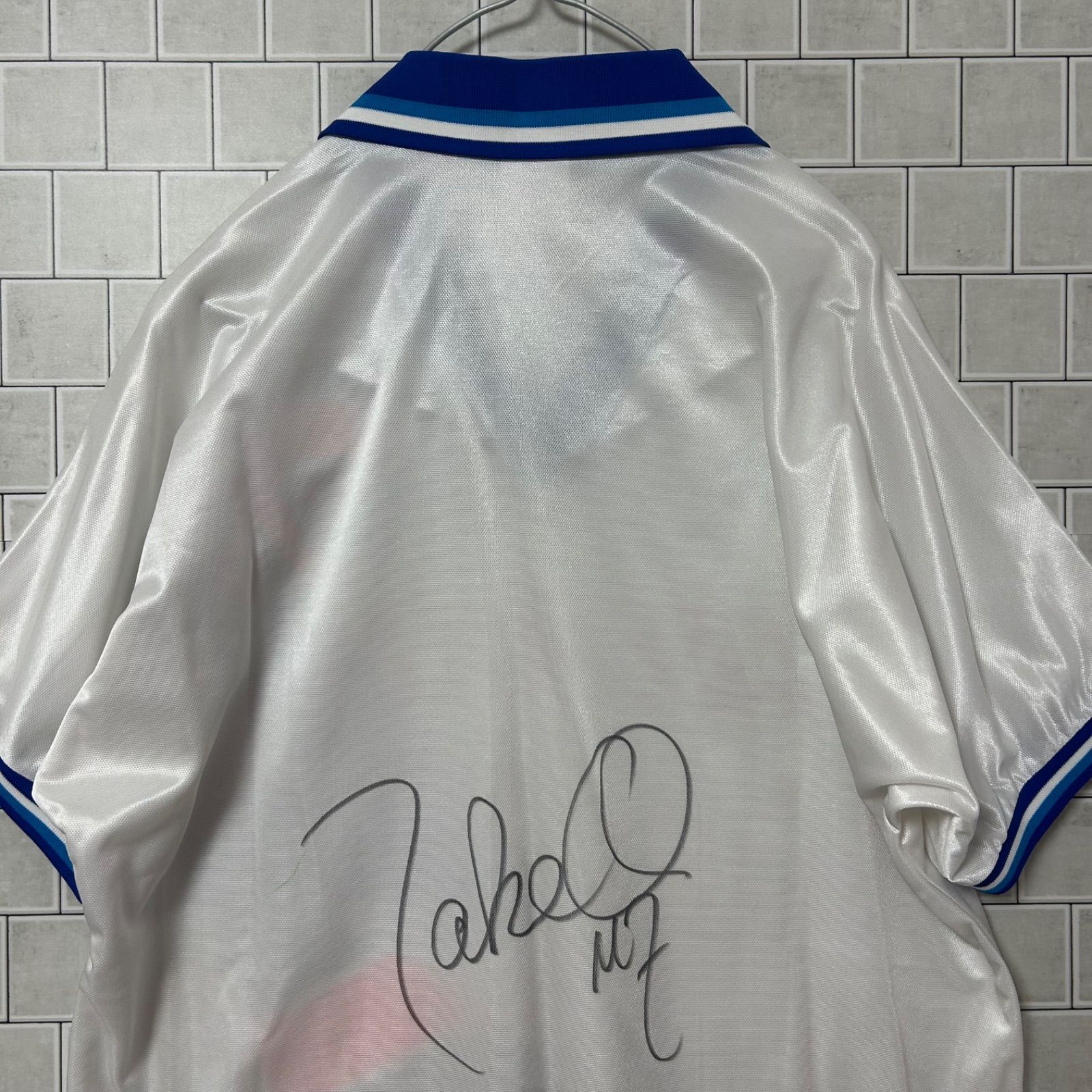 横浜フリューゲルス　サイン入りウェア 横浜フリューゲルス 93/94 Jリーグ MIZUNO ユニフォーム サイン入り