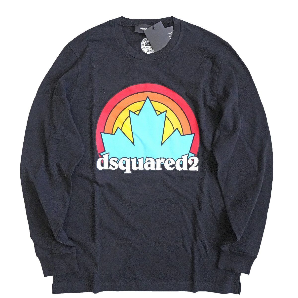 ◇ DSQUARED2 ◇ディースクエアード2◇ロゴ クルーネック ロンT 長袖T 