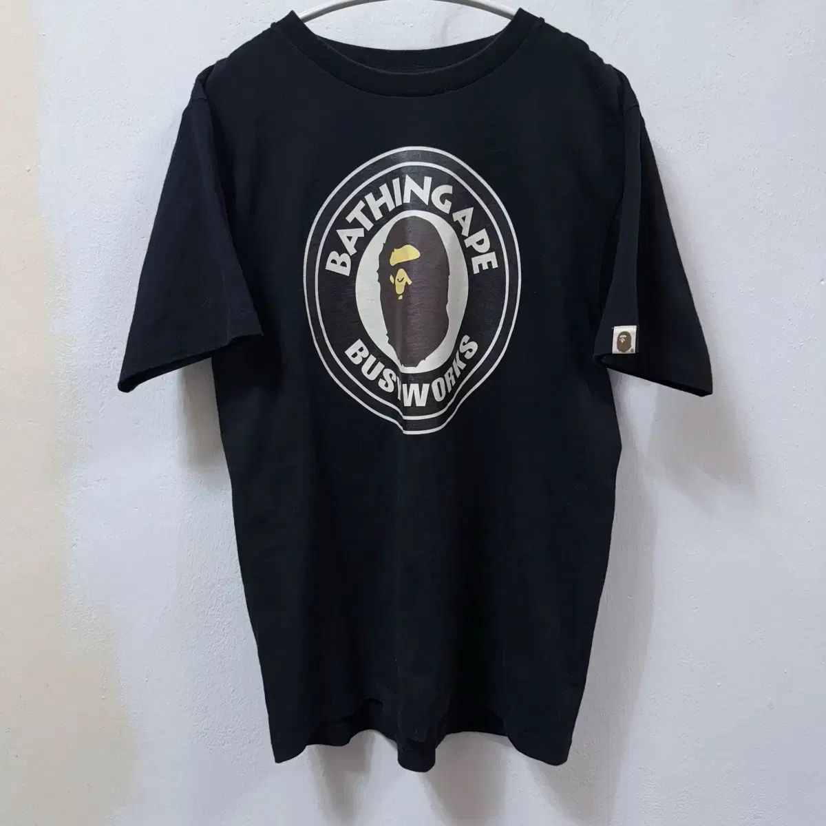 A BATHING APE アベイシングエイプ BAPE VISIONS 半袖Tシャツ ブラック 
