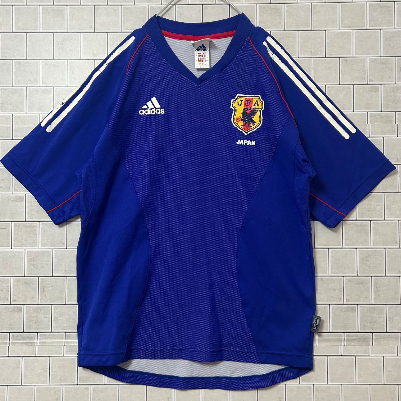 adidas アディダス 日本代表 ユニフォーム 2002-03 Vネック 日本製