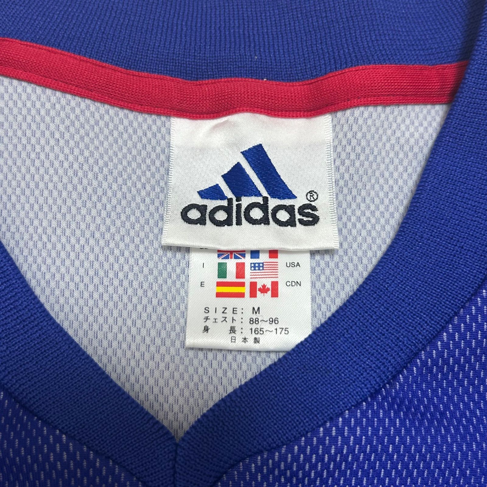 adidas アディダス 日本代表 ユニフォーム 2002-03 Vネック 日本製