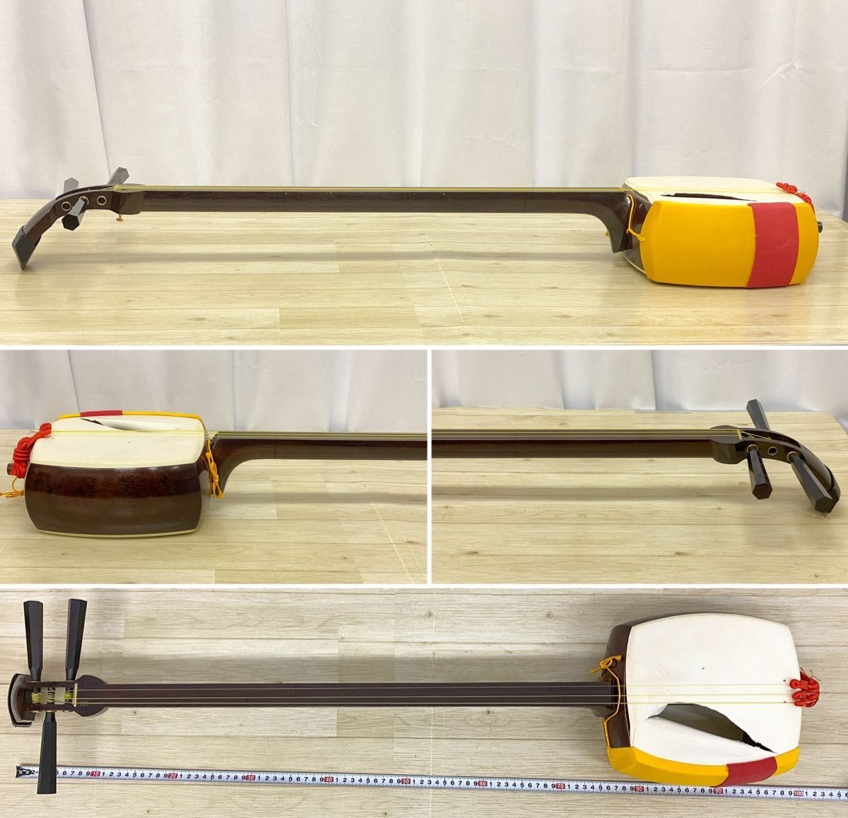 和器 三味線 ハードケース付き 破れ Japanese Musical Instrument