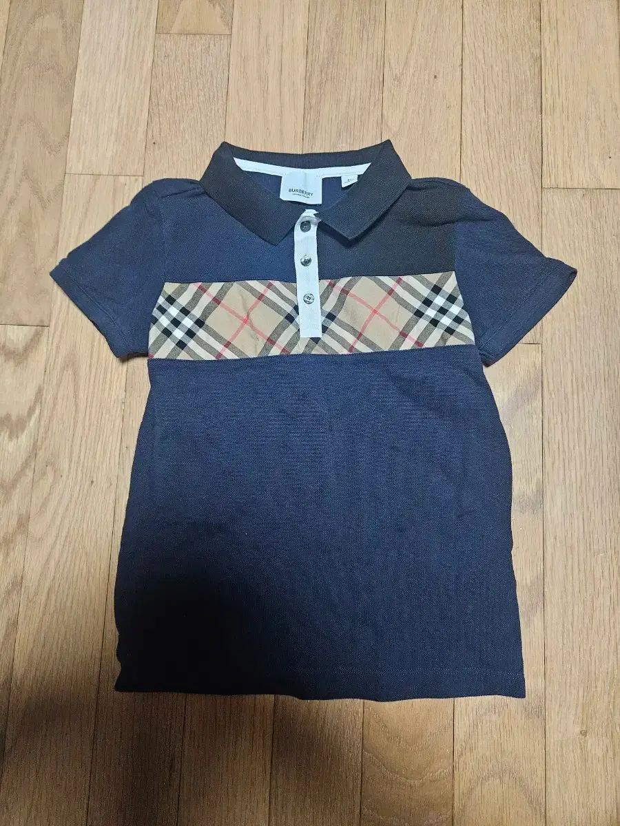 値下げ　バーバリーキッズ　ポロシャツワンピース 半袖　8Y 128cm キッズ服(100cm~) バーバリー キッズ ポロシャツ 8Y128