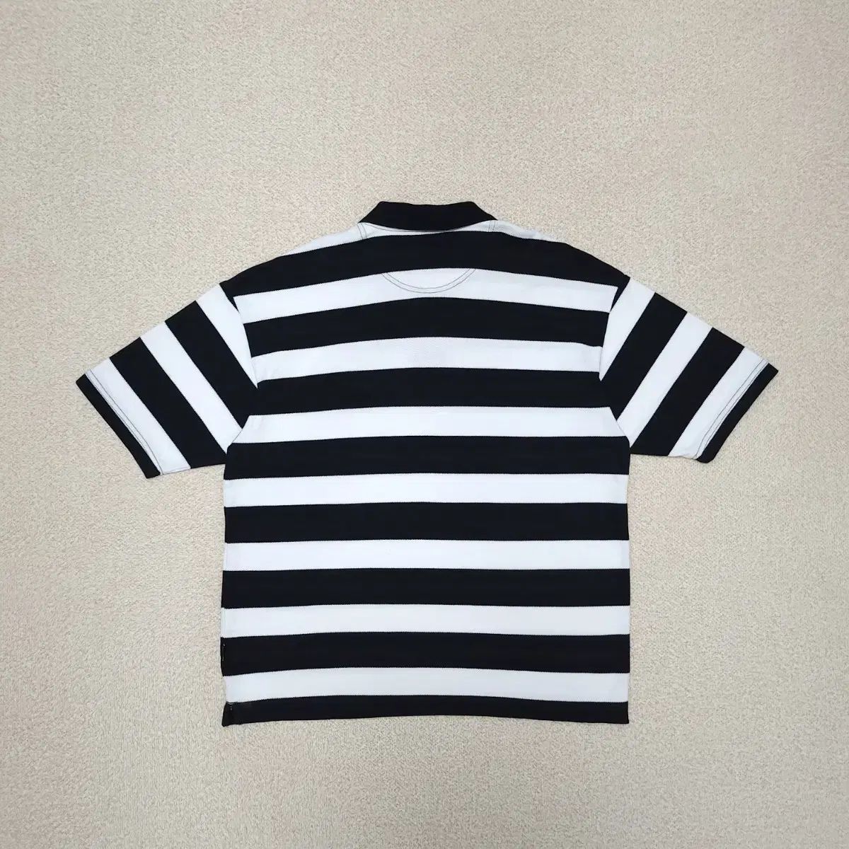 定番人気，爆買い （ S ) カバーノット メンズ ストライプ ポロTシャツ