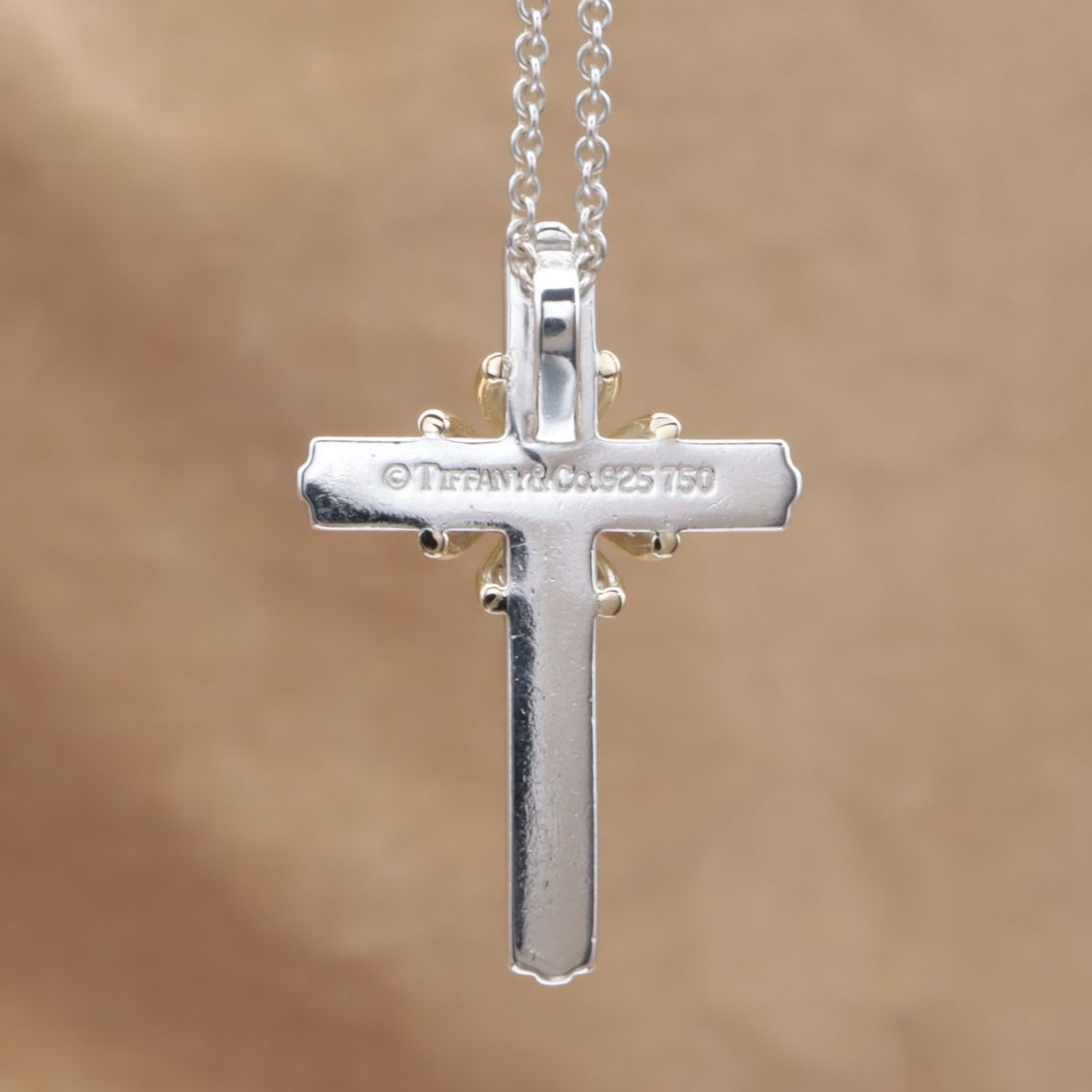 ティファニー クロスネックレス TIFFANY&Co. チェーン 十字架 AG925