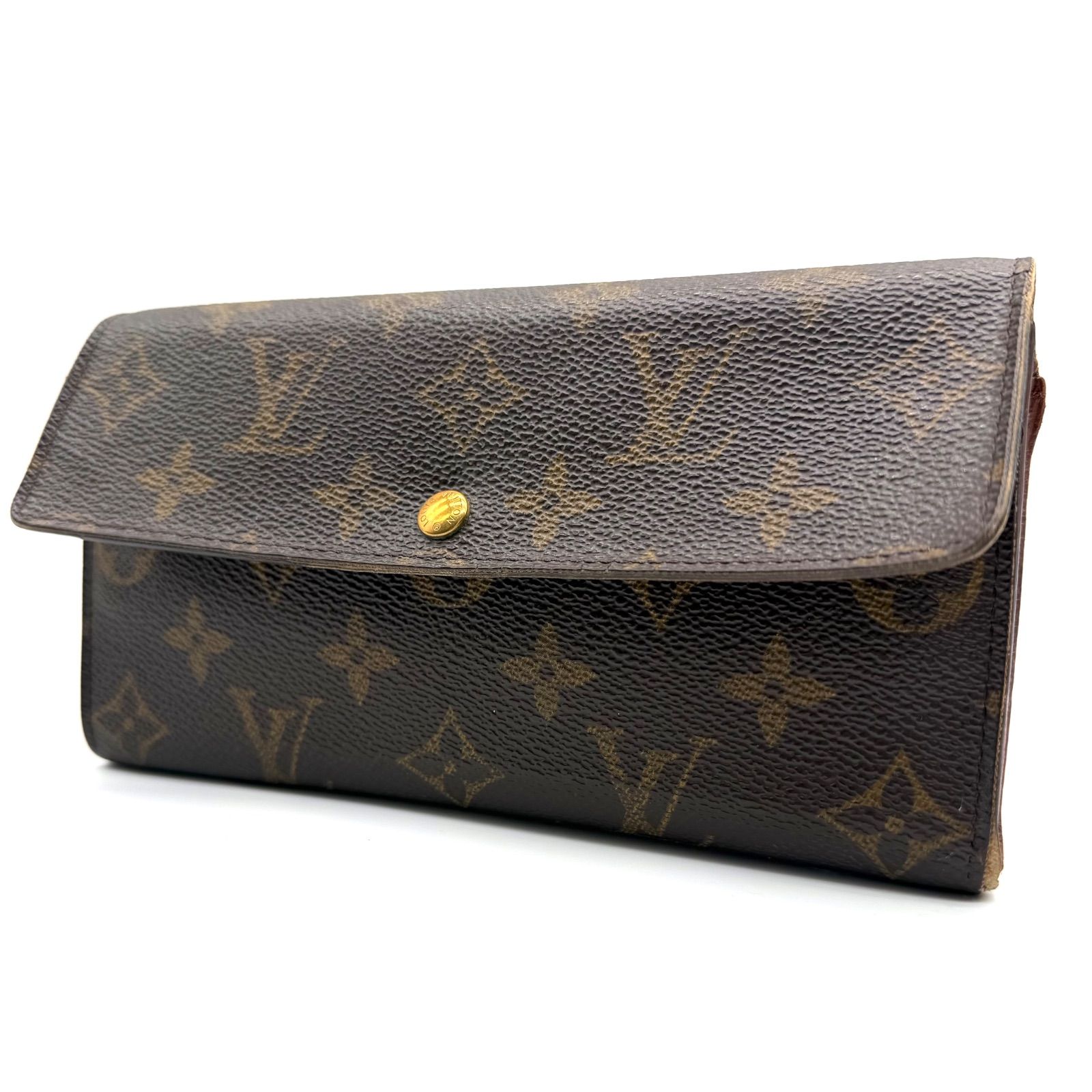 LOUIS VUITTON ルイヴィトン 長財布 ポシェット ポルトモネ クレディ 