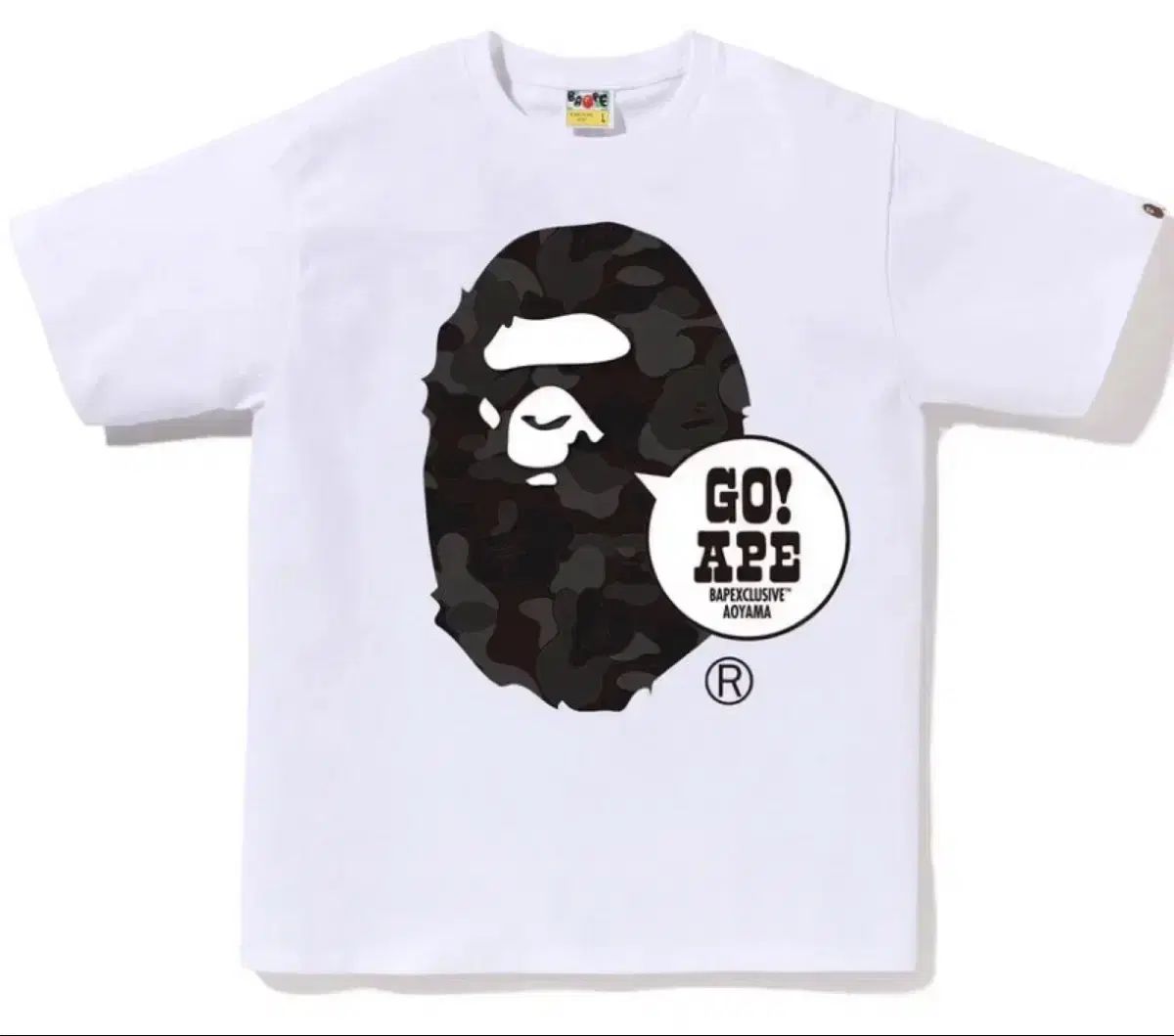 アベイシングエイプ 半袖 レア 新品，SALE A BATHING APE(アベイシングエイプ) 青山 半袖 L 新品