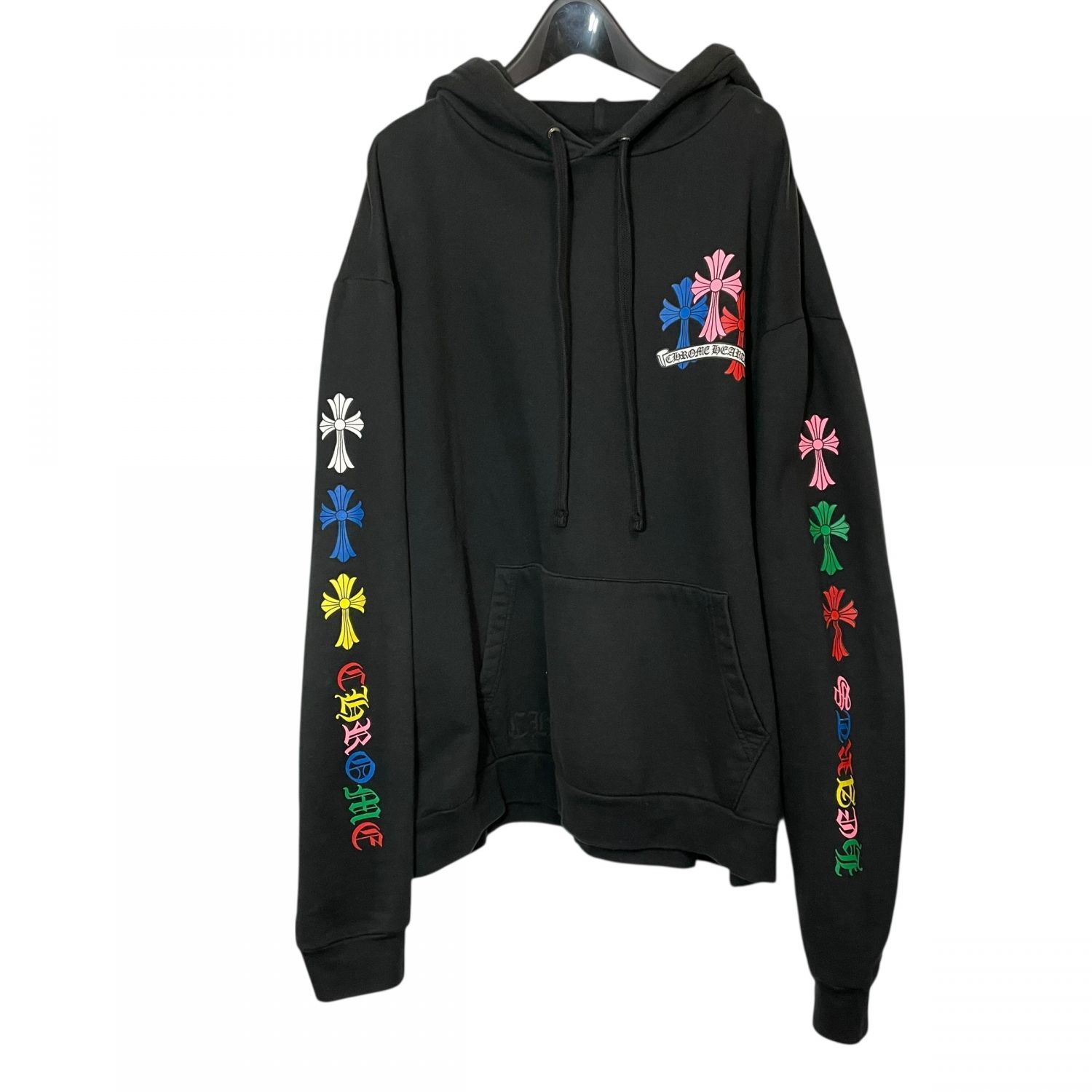 中古】CHROME HEARTS クロムハーツ マルチカラーセメタリークロス プル