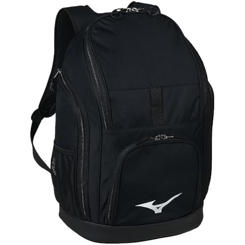 新品 [ミズノ] ガーメントバッグ バックパック35L ブラック/ブラック