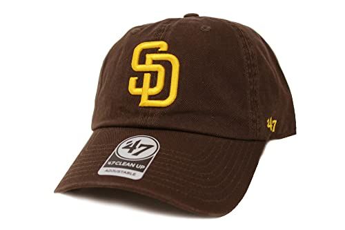 新品 47 Brand (フォーティーセブンブランド) キャップ 47 CLEAN UP MLB ナショナルリーグ サンディエゴ パドレス