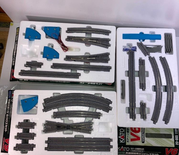 レア品 3セット KATO Nゲージ線路セット V1 V6 V9 3点セット UNITRACK